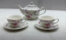Load image into Gallery viewer, Shabby Chic Teaware Collection Multicolor Floral Print Porcelain Tea Set
