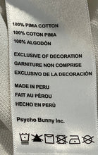 Load image into Gallery viewer, Psycho Bunny Kids White Beige Cotton Short Sleeve Collared Polo Shirt Size XS

