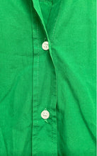 Load image into Gallery viewer, Zara Womens Green Long Sleeve Spread Collar Button-Up Shirt Size X-Small
