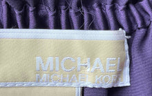 Load image into Gallery viewer, Michael Kors Womens Purple Long Sleeve Off-Shoulder Blouse Top Size Large
