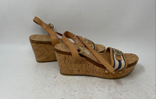 Load image into Gallery viewer, Tommy Hilfiger Womens Two Hottie Beige Buckle Wedge Platform Sandal Size 6.5
