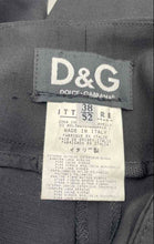 Load image into Gallery viewer, Authentic Dolce &amp; Gabbana Womens Black Flat Front Trouser Pants Size EUR 38/52
