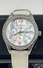 Load image into Gallery viewer, Authentic Invicta Women's Silver-Tone Crystal Bezel Watch
