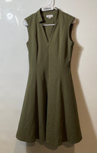 Load image into Gallery viewer, Calvin Klein Womens Green Sleeveless Fit &amp; Flare Dress Size 6
