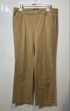 Load image into Gallery viewer, Lauren Ralph Lauren Womens Brown Adelle Straight Leg Trouser Pants Size 10
