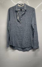 Load image into Gallery viewer, H&amp;M Mens Gray Long Sleeve Henley Neck Pullover T-Shirt Size XS
