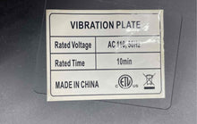 Load image into Gallery viewer, Fit Pulse Blue Black Vibration Plate Exercise Machine Needs Power Cable
