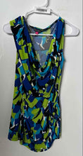 Load image into Gallery viewer, Vince Camuto Womens Multicolor Cowl Neck Sleeveless Blouse Top Size Medium
