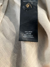 Load image into Gallery viewer, Kenneth Cole Mens Beige Short Sleeve Slim Fit Button-Up Shirt Size Small
