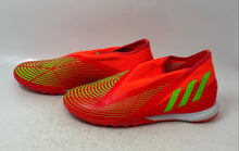 Load image into Gallery viewer, Adidas Mens Predator Edge.3 Laceless TF Orange Green Sport Sneaker Shoes Size 11
