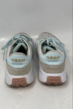 Load image into Gallery viewer, Adidas Womens Run 70s GX1724 White Blue Low Top Lace-Up Sneaker Shoes Size 7

