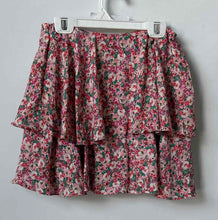 Load image into Gallery viewer, Zara Womens Multicolor Floral Ruffle Tiered Side Zip Mini Skirt Size Small

