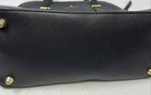 Load image into Gallery viewer, Kate Spade New York Womens Black Leather Zipper Top Handle Satchel Handbag
