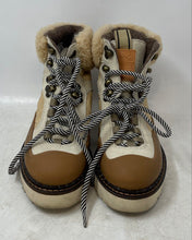 Load image into Gallery viewer, Scotch &amp; Soda Womens Olivine Beige Brown Suede Wool Hiking Boots Size EU 37 US 7
