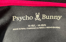 Load image into Gallery viewer, Psycho Bunny Girls Blue Pima Cotton Short Sleeve Crew Neck T-Shirt Size 14-16 L
