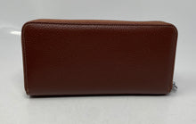 Load image into Gallery viewer, Lavemi Womens Brown Leather Pockets Card Holder Zip-Around Wallet With Box
