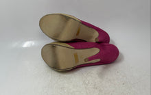 Load image into Gallery viewer, Styluxe Womens Pink Round Toe Slip-On High Stiletto Platform Heels Size 7.5
