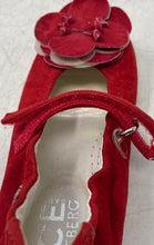Load image into Gallery viewer, Ice Iceberg Kids Red Round Toe Hook &amp; Loop Mary Jane Flats Size 24
