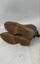 Load image into Gallery viewer, Kenneth Cole Girls Downtown Gabby Brown Faux Suede Whipstitch Ankle Boots Size 1

