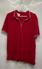 Load image into Gallery viewer, Armani Exchange Mens Red Collared Short Sleeve Pullover Polo Shirt Size XL
