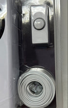Load image into Gallery viewer, Byron White Battery-Operated 90DB Wired Push Button Doorbell Set Factory Sealed
