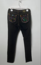 Load image into Gallery viewer, Coogi Womens Black Dark Wash Stretch Denim Straight Leg Jeans Size 5/6
