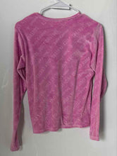Load image into Gallery viewer, Juicy Couture Womens Pink Logo Print Long Sleeve Sleepwear Shirt Size M
