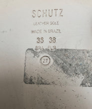 Load image into Gallery viewer, Schutz Womens Brown Leather Animal Print Flat Ankle Strap Sandals Size EU 36
