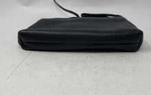 Load image into Gallery viewer, Michael Kors Womens Black Leather Card Holder Outer Pocket Crossbody Purse
