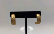 Load image into Gallery viewer, Authentic Swarovski Women's Gold Tone Earring
