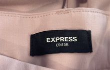 Load image into Gallery viewer, Express Womens Pink Flat Front Pockets Regular Fit Wide-Leg Dress Pants Size 10R
