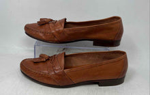 Load image into Gallery viewer, Cole Haan Mens Brown Leather Tassel Moc Toe Slip-On Loafer Shoes Size 9M
