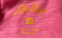 Load image into Gallery viewer, Lilly Pulitzer Womens Pink Pullover Ruffle V-Neck Sleeveless Tank Top Size M
