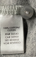 Load image into Gallery viewer, Calvin Klein Mens Gray White Striped Liquid Cotton Short Sleeve Polo Shirt Sz L
