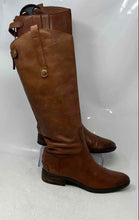 Load image into Gallery viewer, Sam Edelman Womens Brown Leather Back Zip Motorcycle Riding Boots Size 8.5M
