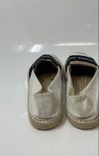 Load image into Gallery viewer, Michael Kors Womens White Black Round Toe Slip-On Espadrille Shoes Size 8
