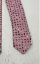 Load image into Gallery viewer, Hugo Boss Mens Multicolor Geometric Print Silk Adjustable Long Designer Tie
