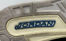 Load image into Gallery viewer, Authentic Nike Boys Air Jordan 3 Retro Gray Black Sneakers Shoes Sz 7Y No Laces
