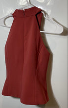 Load image into Gallery viewer, White House Black Market Womens Dark Rose Pink Halter Neck Crossover Vest Size 2
