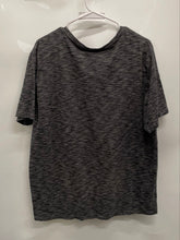 Load image into Gallery viewer, Express Mens Black Gray Space Dye Short Sleeve Slim Fit Stretch T-Shirt Size XL
