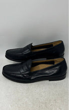Load image into Gallery viewer, Cole Haan Mens Black Leather Moc Toe Slip-On Penny Loafer Shoes Size 11M
