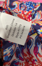 Load image into Gallery viewer, Lilly Pulitzer Womens Multicolor Paisley Henley Neck Blouse Top Size XS
