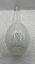 Load image into Gallery viewer, White Glass Striped Handmade Home Decorative Collectible Bottle Vase

