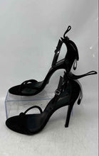 Load image into Gallery viewer, Schutz Womens Black Open Toe Buckle Stiletto Ankle Strap Heels Size 8B
