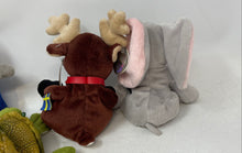 Load image into Gallery viewer, Vintage Set Of 5 Coca Cola Plush Animal Collectibles Seal Turtle Moose Elephant
