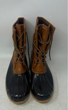 Load image into Gallery viewer, The Original Sporto Womens Brown Leather Lace-Up Duck Boots Size 9M
