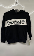 Load image into Gallery viewer, Timberland Kids Black White Long Sleeve Pullover Hoodie Size Small With Tags
