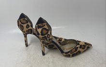 Load image into Gallery viewer, Sam Edelman Womens Delilah Brown Animal Print Slip-On D'Orsay Heels Size 6
