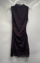 Load image into Gallery viewer, Zara Womens Brown Ruched Sleeveless Sheath Dress Size Medium
