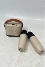 Load image into Gallery viewer, Model K12 Two Wireless Microphones Colorful Karaoke Sound System Set Not Tested
